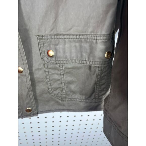 J.Crew button down coated jacket size M - Picture 6 of 9